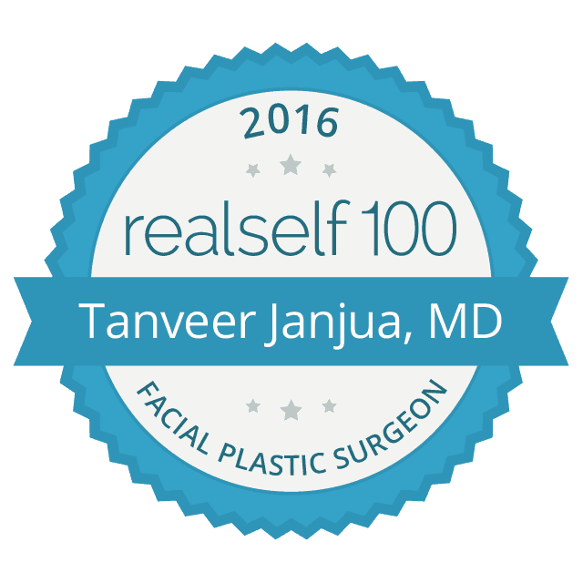 Dr. Janjua receives RealSelf 100 Award for 2nd year in a row