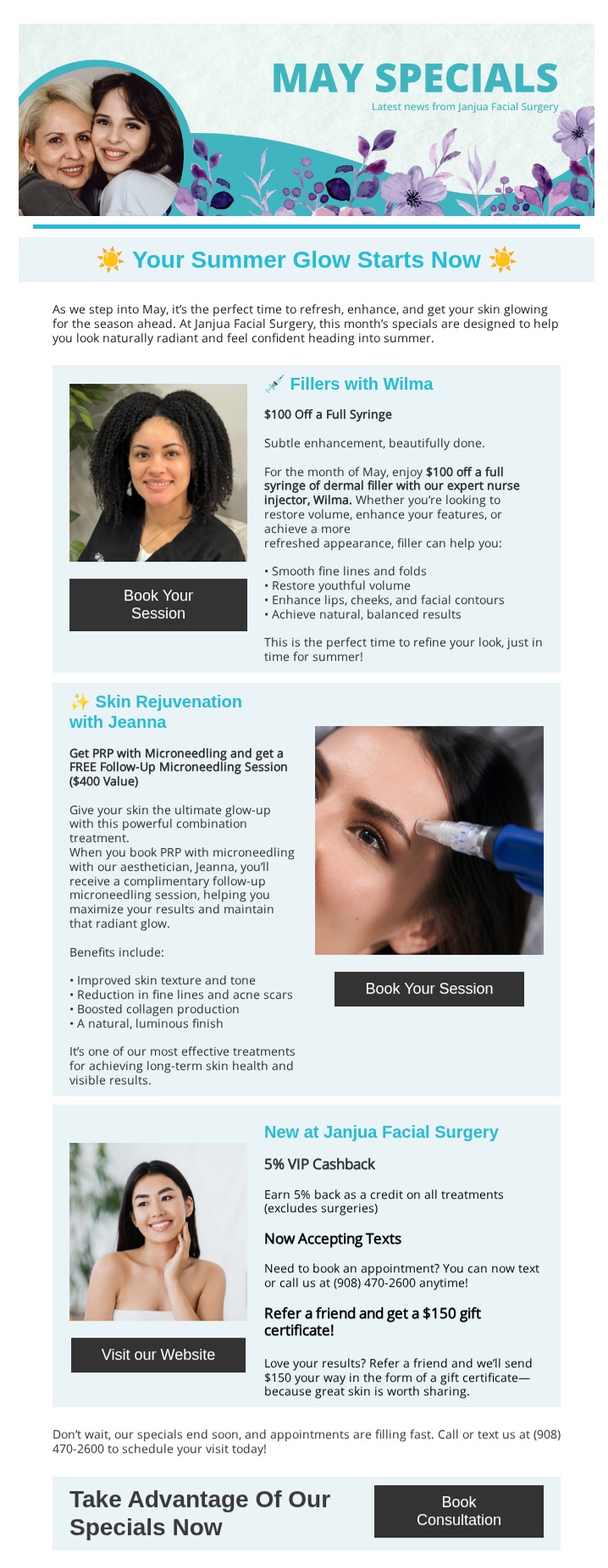 Monthly Specials