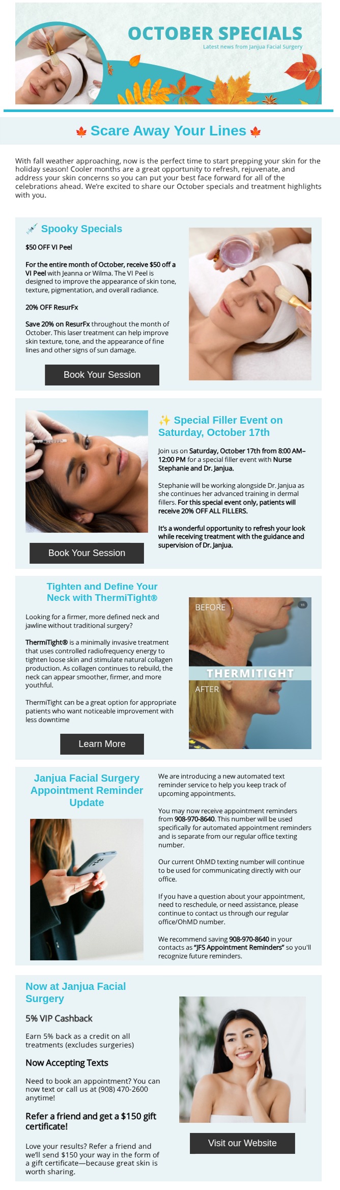 Monthly Specials