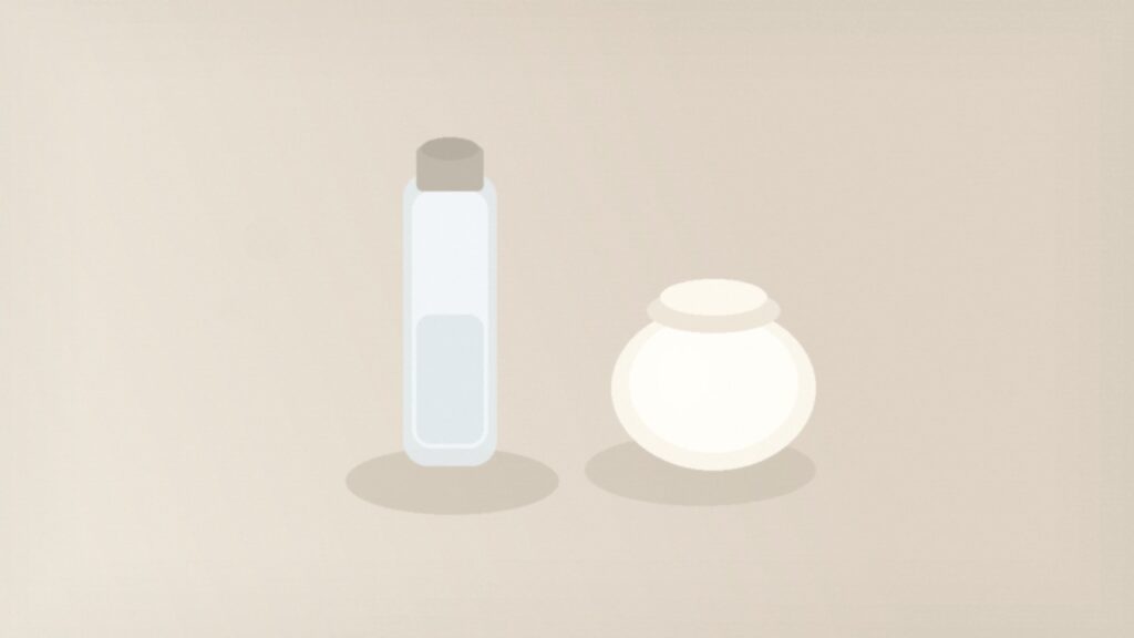 Risks of Fillers: What Every Patient Should Know 1 Soft cream cosmetic still life on linen suggesting thoughtful filler education at Janjua Facial Surgery in Bedminster, NJ