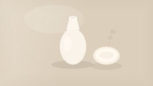 Janjua Facial Surgery Homepage 24 Soft ivory ceramic still life on linen suggesting refined nasal harmony education at Janjua Facial Surgery in Bedminster, NJ